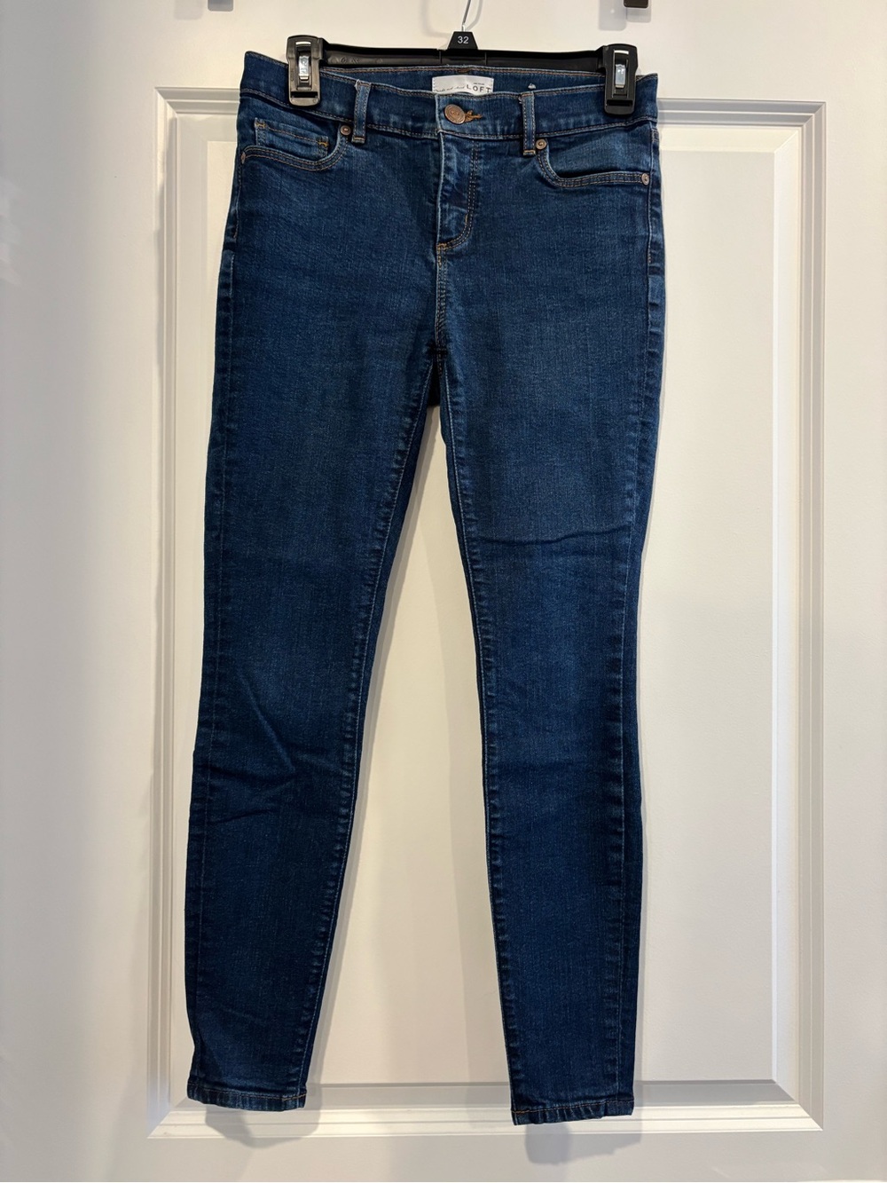 LOFT Dark Blue Skinny Jeans